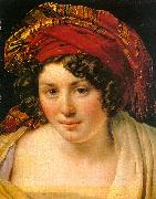 Anne-Louis Girodet-Trioson A Woman in a Turban USA oil painting artist